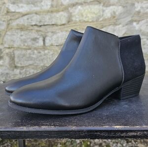Style & Co. Sleek Black Ankle Booties